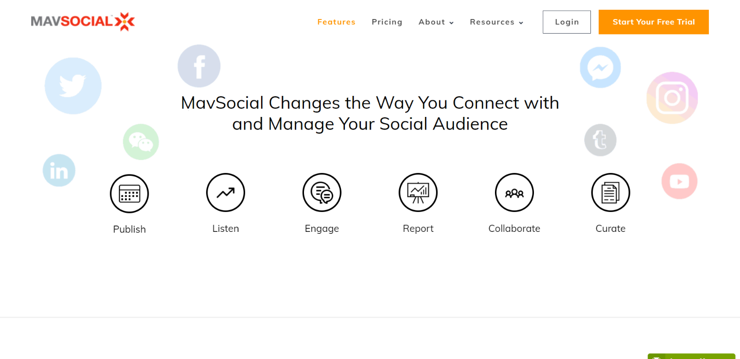 MavSocial Features