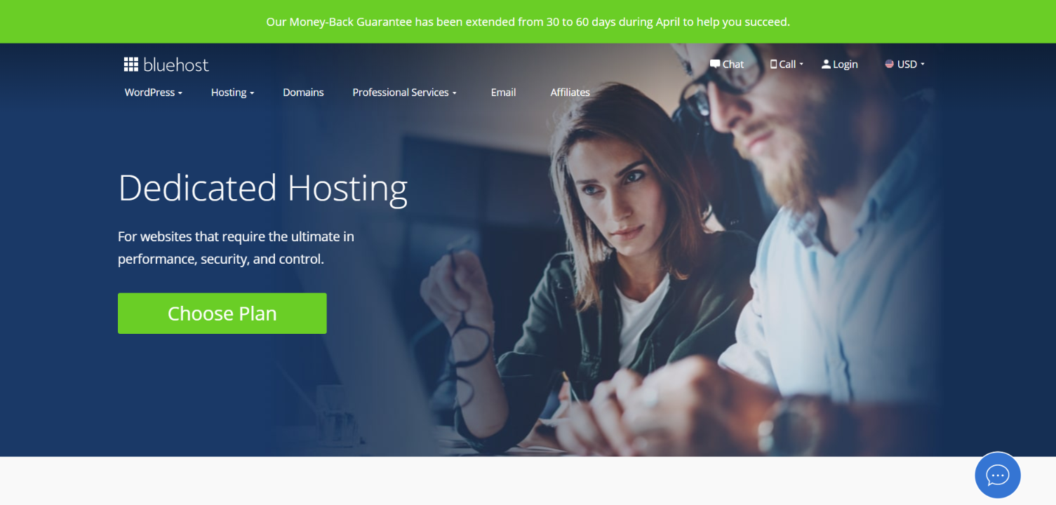 Bluehost hosting
