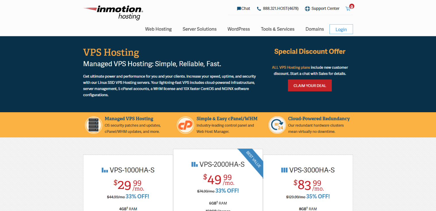 InMotion VPS